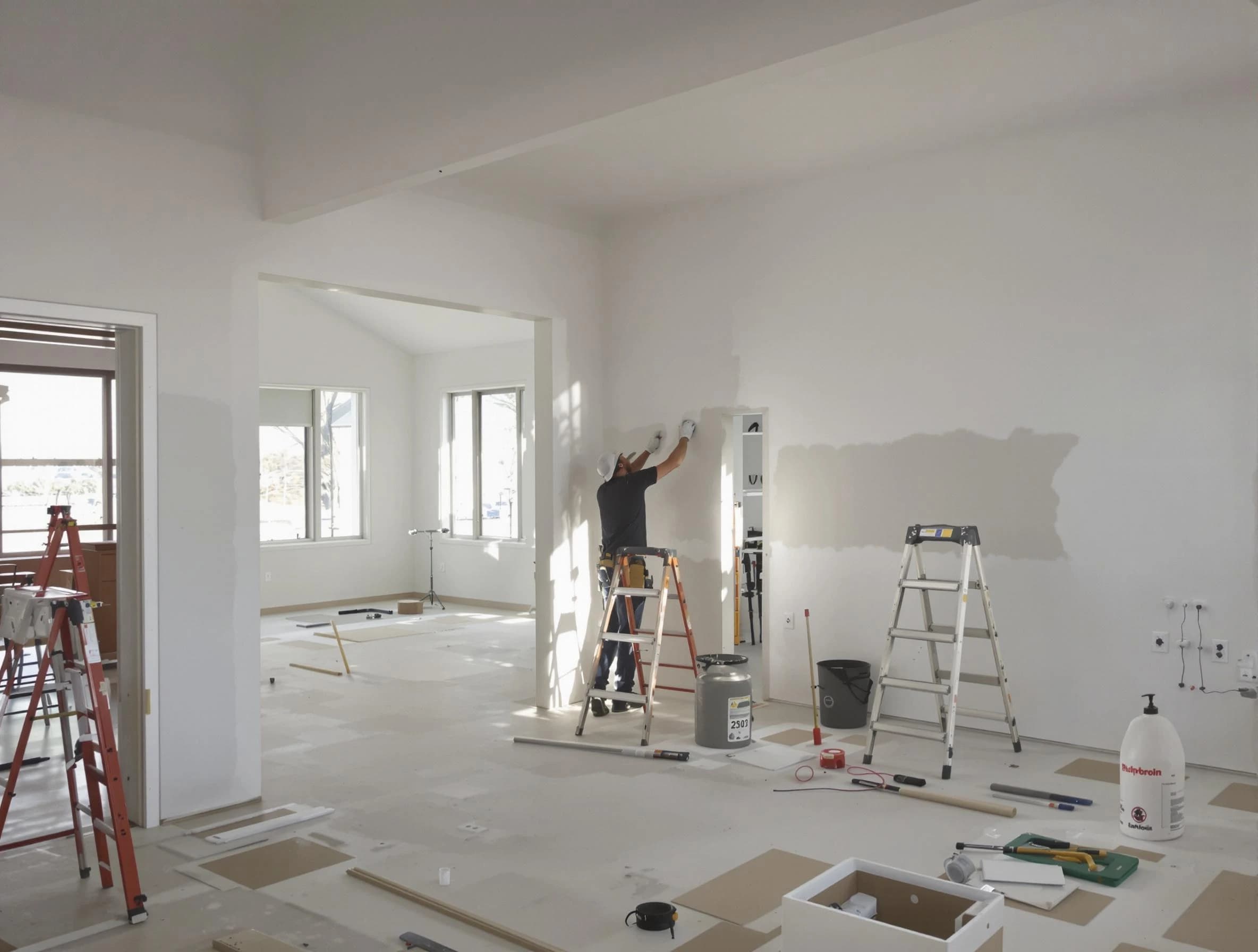 Detailed drywall installation with Green House Painters in Green