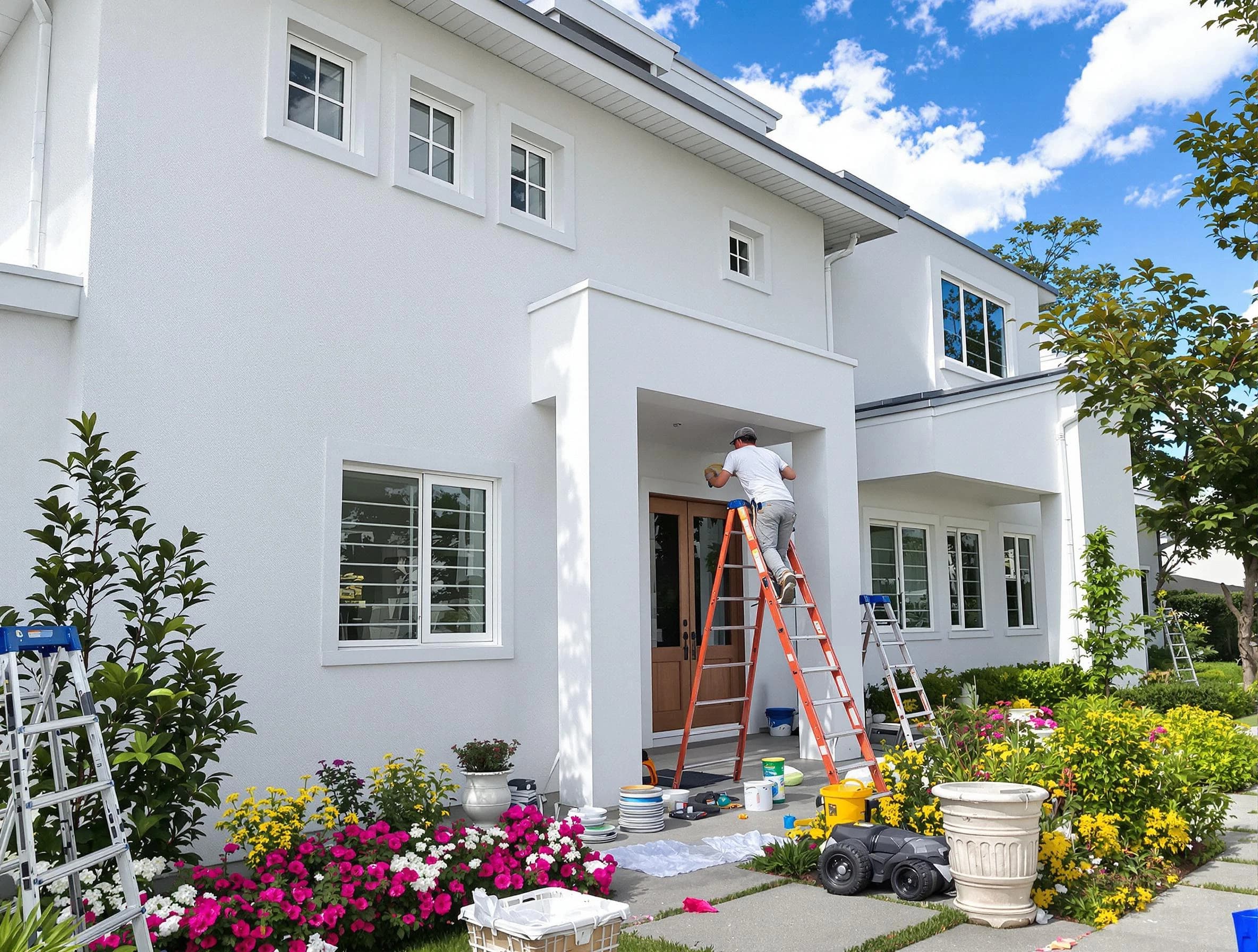 Green House Painters team delivering a fresh exterior coat in Green, OH